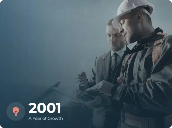 2001 A Year of Growth