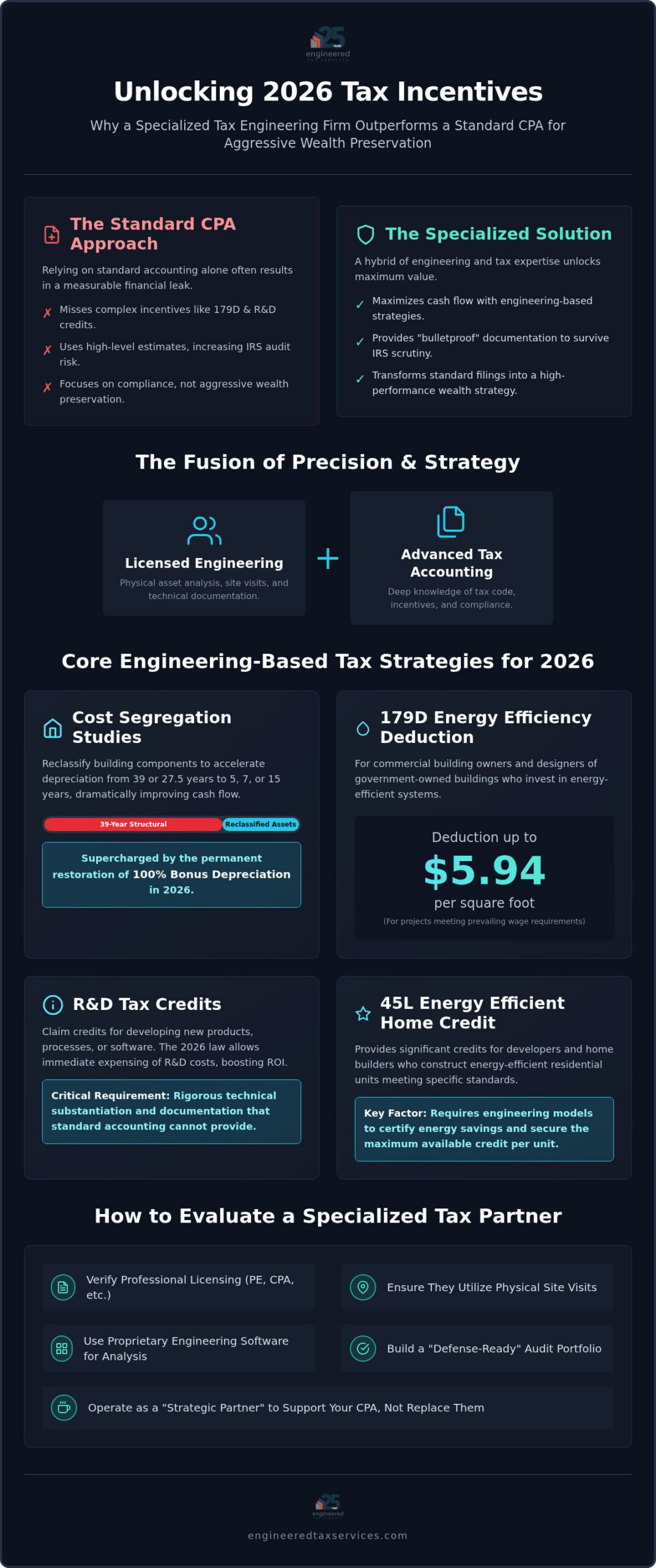 Specialized Tax Engineering Firm: A 2026 Strategic Buying Guide
