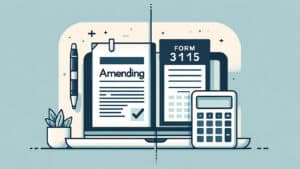 amend vs. form 3115