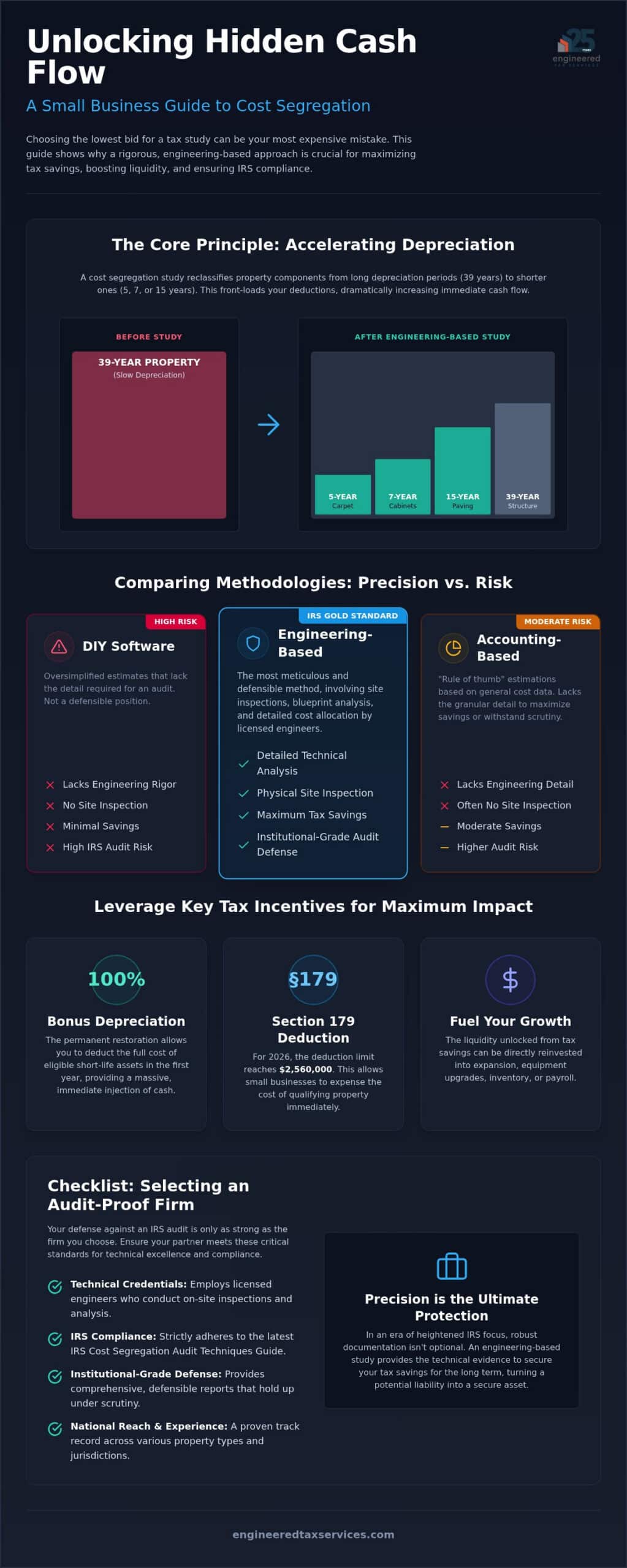 Best 2026 Cost Segregation Companies for Small Business