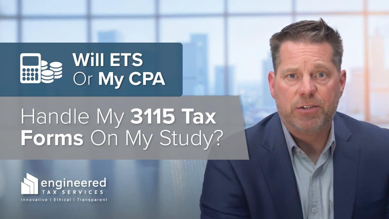 Who Files Form 3115 After Cost Segregation - My CPA or Engineering Tax Services?