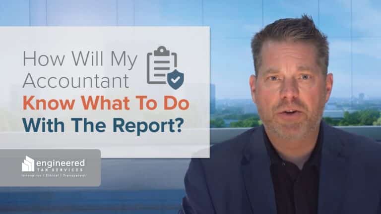 Cost Segregation Report: Is It Easy for My CPA to Use?