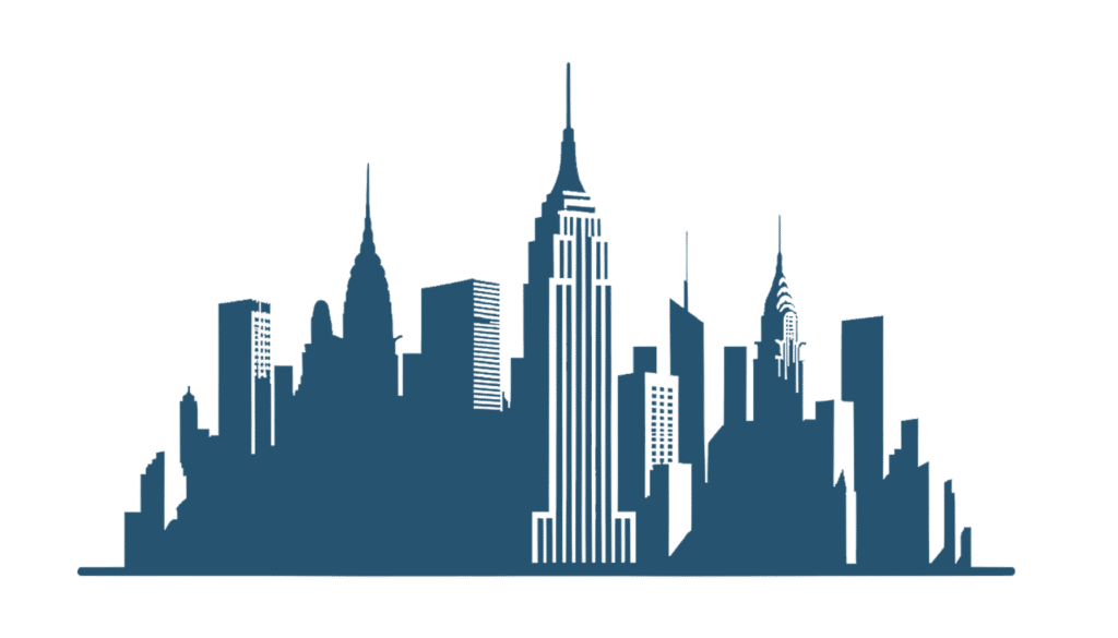 Graphic of New York skyline