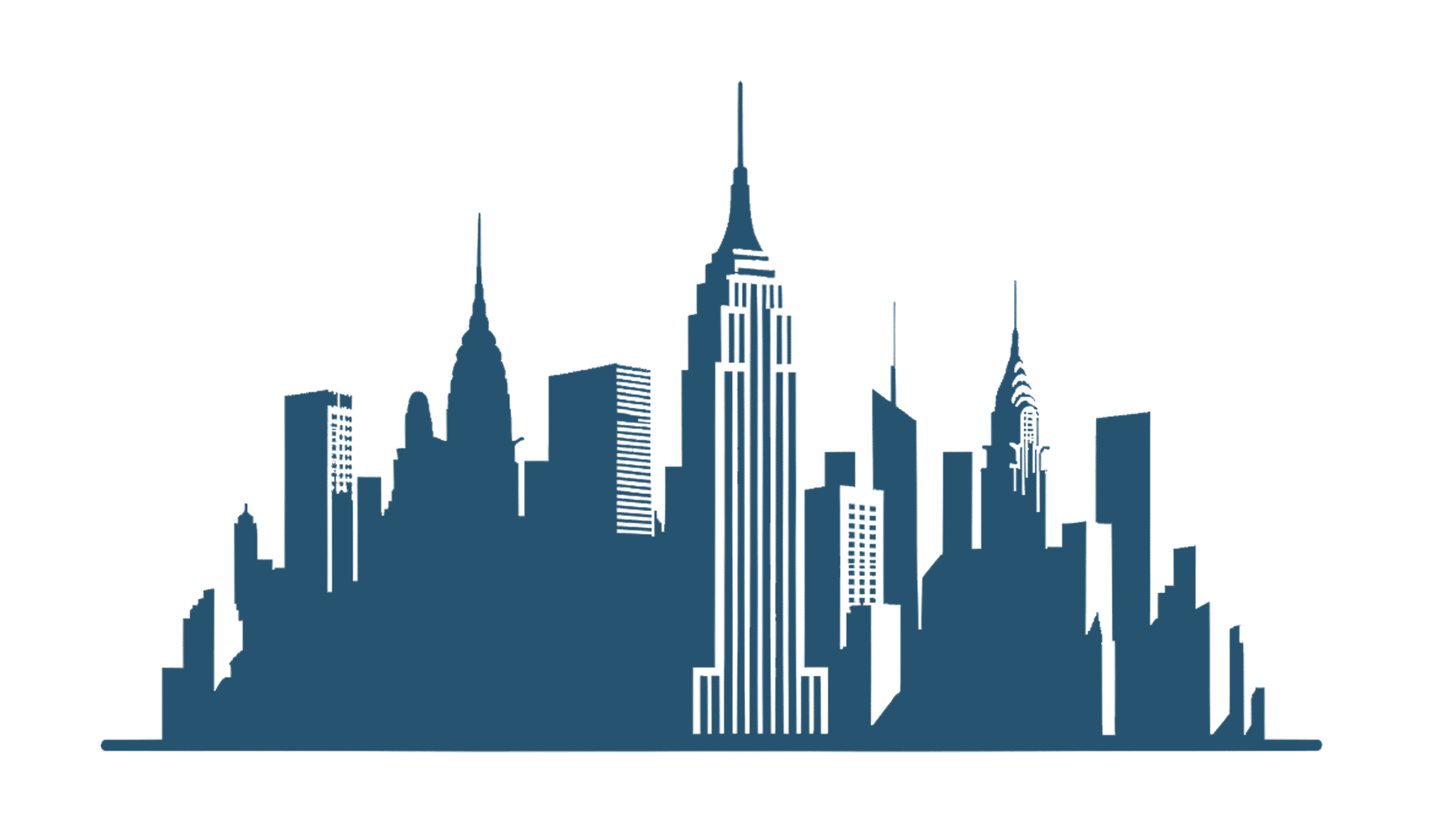 Graphic of New York skyline