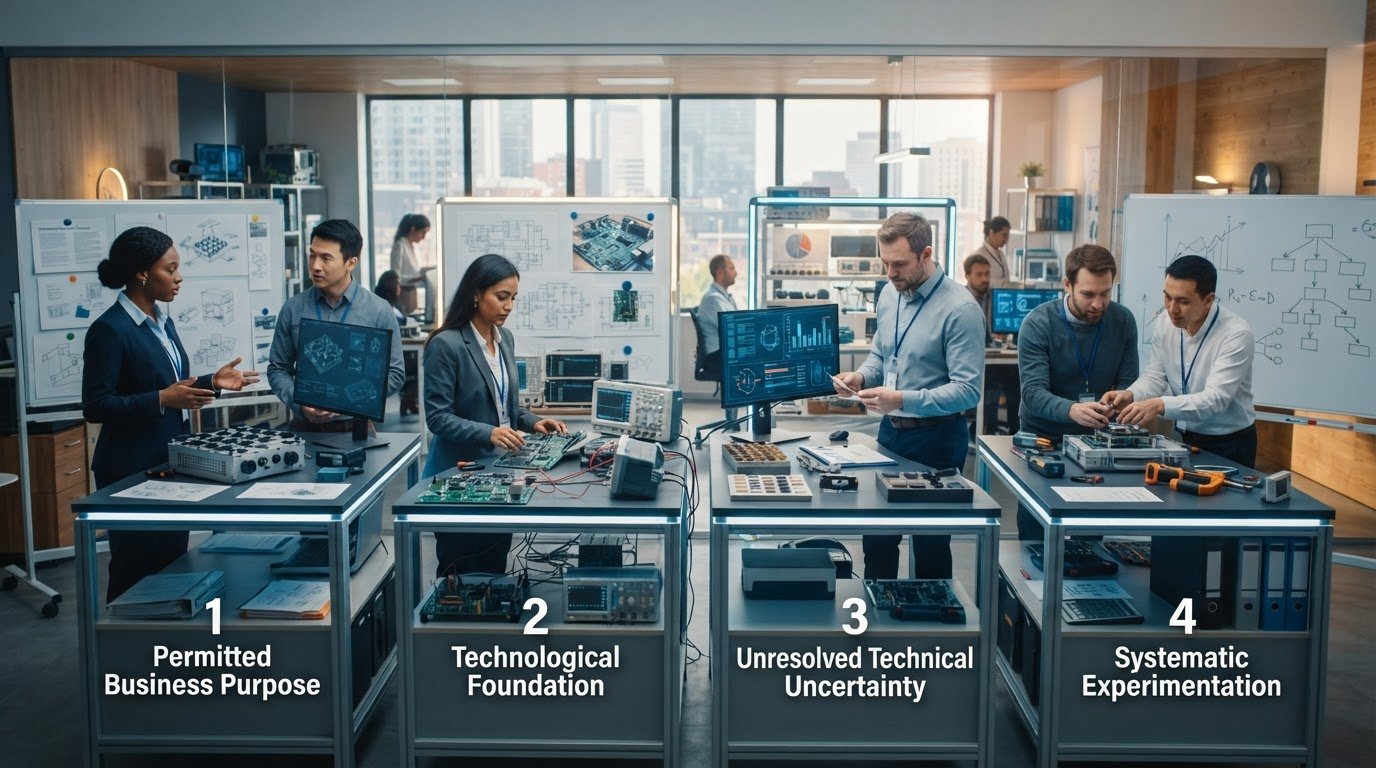 R&D Tax Credit Four-Part Test: A Practical Guide
