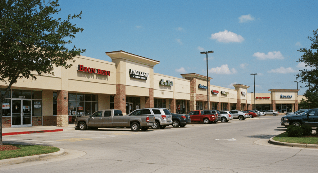 retail strip mall