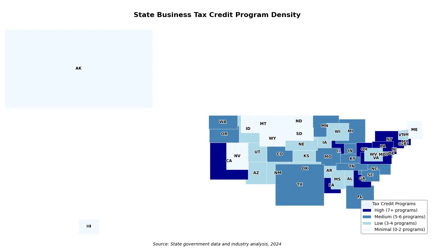 state_business_tax_credit_program_density state business tax credit program density
