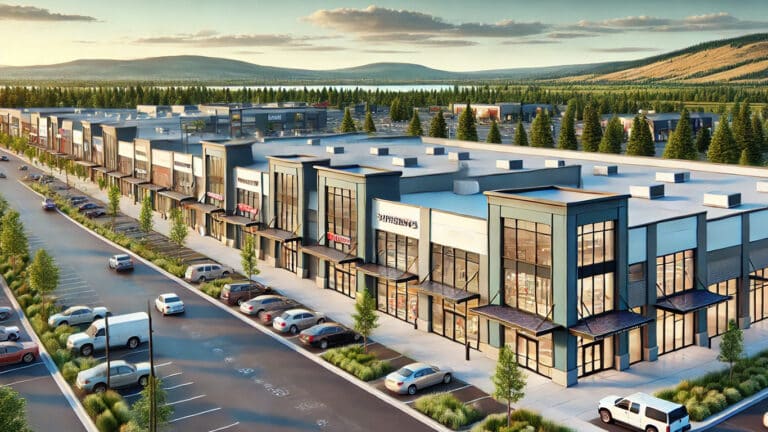 retail strip mall in oregon