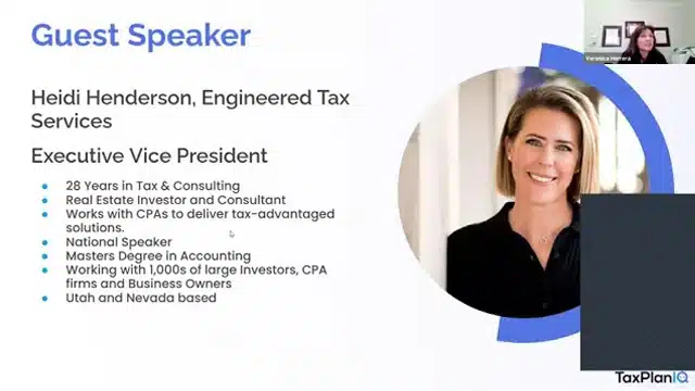 Tax Plan IQ Power Hour - Cost Segregation